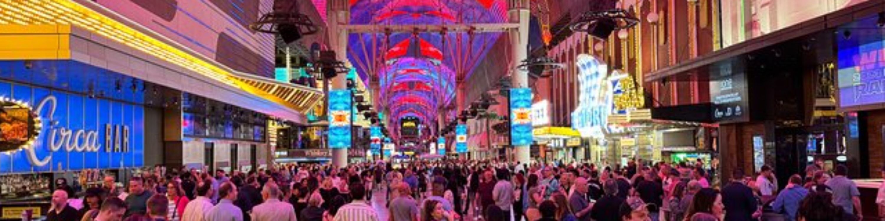 Cruise the Las Vegas Strip and marvel at its dazzling lights and landmarks