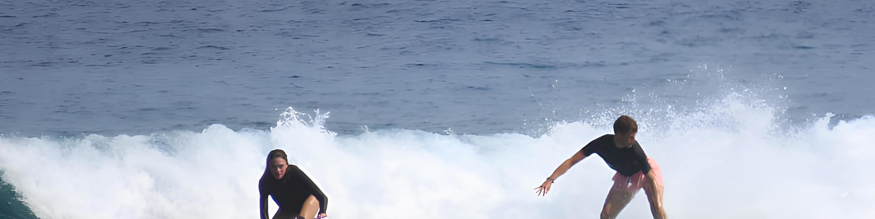 Surfing Lesson at Gili Terawangan