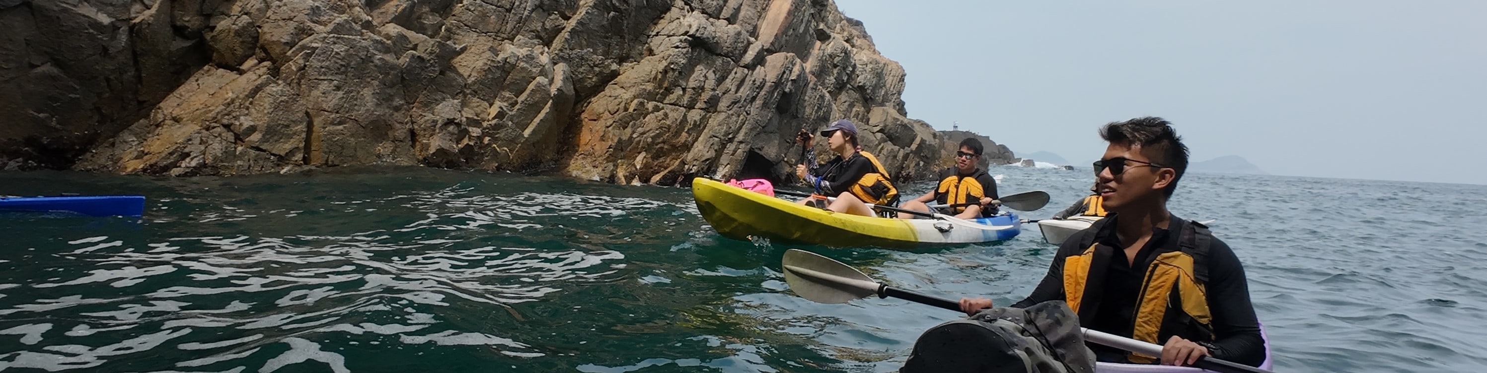 香港東龍島獨木舟探索特色洞穴生態團