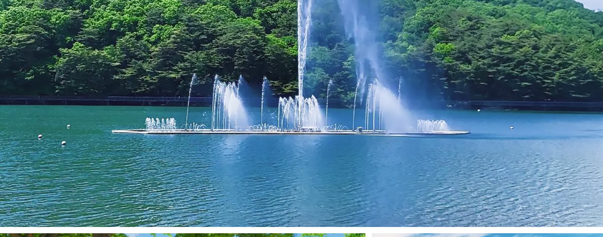 🌊山井湖的春夏時節，清新而充滿生機。漫步在湖畔小徑上，彷彿置身於一幅色彩柔和的畫卷之中。