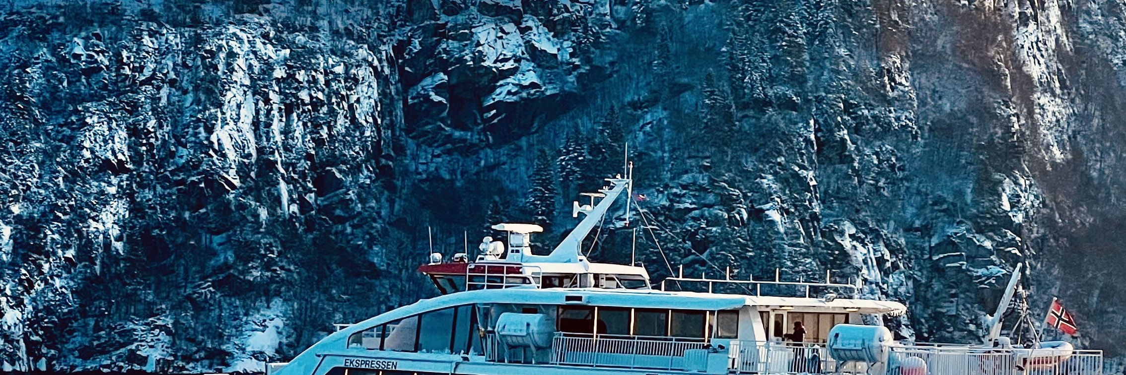 Hop on a ferry that connects Bergen to a nearby island.