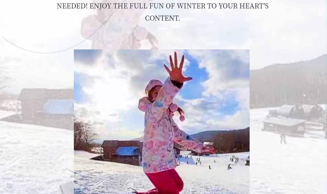 玉原滑雪場是非常適合初學者和家庭滑雪玩雪的場地,以其高質量的粉雪出名,有專為小朋友打造的玩雪區域,無需滑雪經驗,也能盡情體驗冬日樂趣! 玉原滑雪場是非常適合初學者和家庭滑雪玩雪的場地,以其高質量的粉雪出名,有專為小朋友打造的玩雪區域,無需滑雪經驗,也能盡情體驗冬日樂趣!