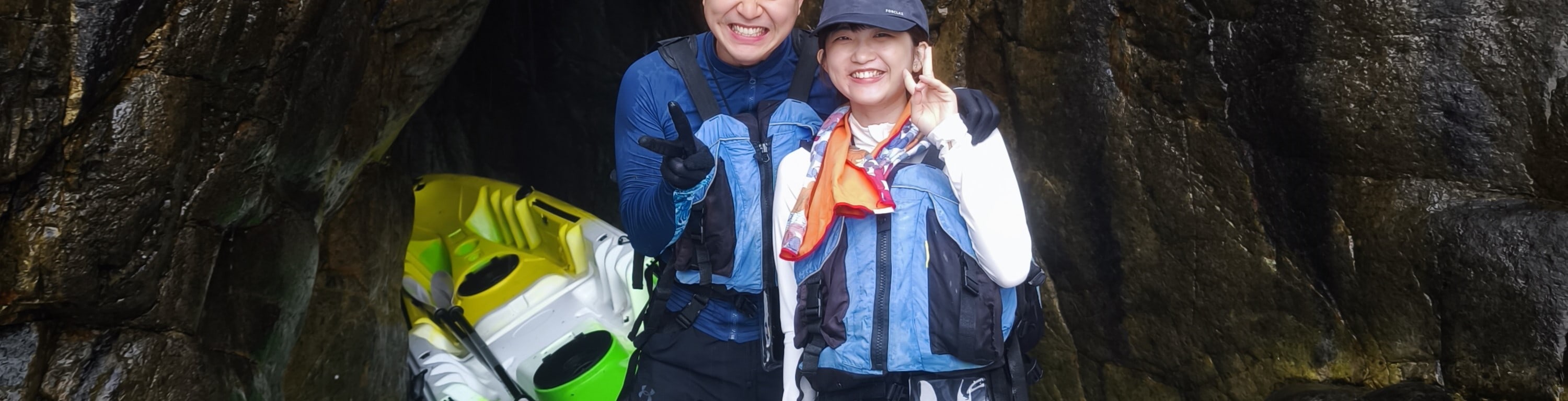 香港東龍島獨木舟探索特色洞穴生態團