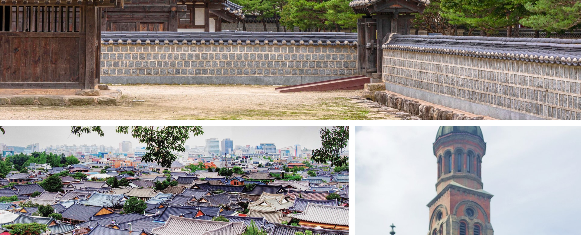 全州韓屋村旁邊就是全洞聖堂，它是韓國最美麗的西式教堂之一，非常適合拍照留念。