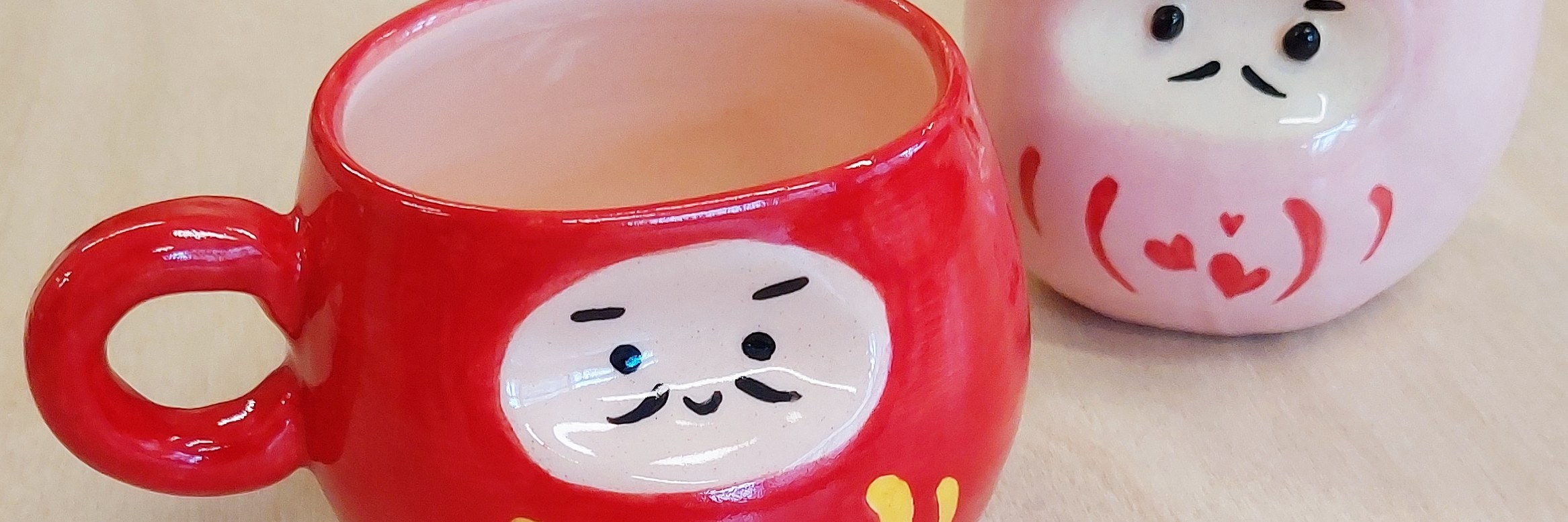【買一送一】御守/達摩/招財猫工作坊｜陶瓷面授或線上禮物製作｜太子