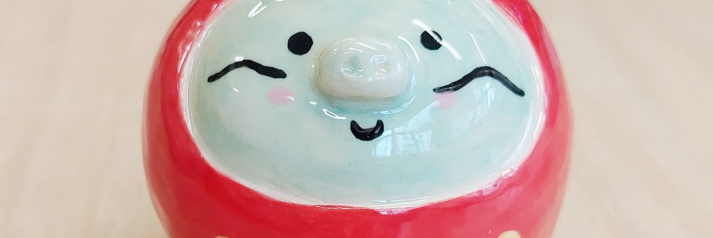 【買一送一】御守/達摩/招財猫工作坊｜陶瓷面授或線上禮物製作｜太子