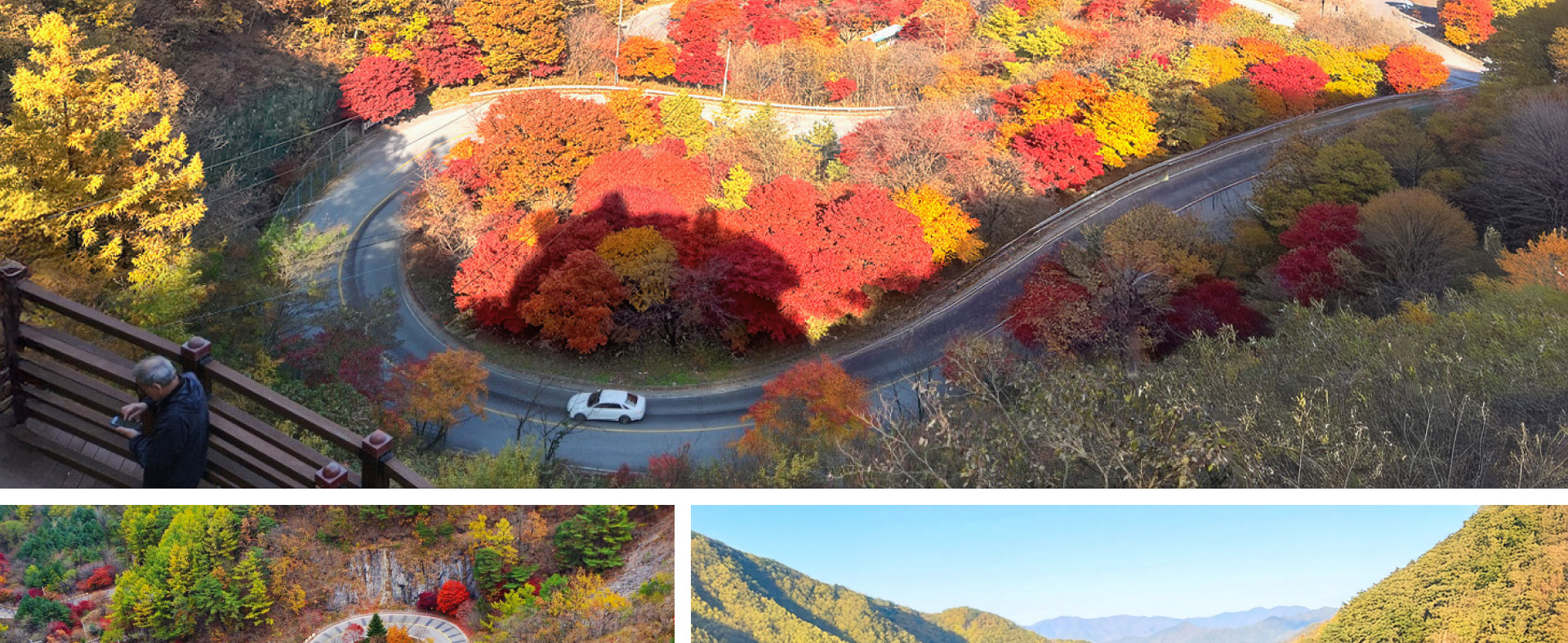 秋天的 Bobaljae 山路宛如一幅畫,紅黃相間的楓葉點綴著每個彎道。這是捕捉絕美秋景的完美季節。📸 秋天的 Bobaljae 山路宛如一幅畫,紅黃相間的楓葉點綴著每個彎道。這是捕捉絕美秋景的完美季節。📸