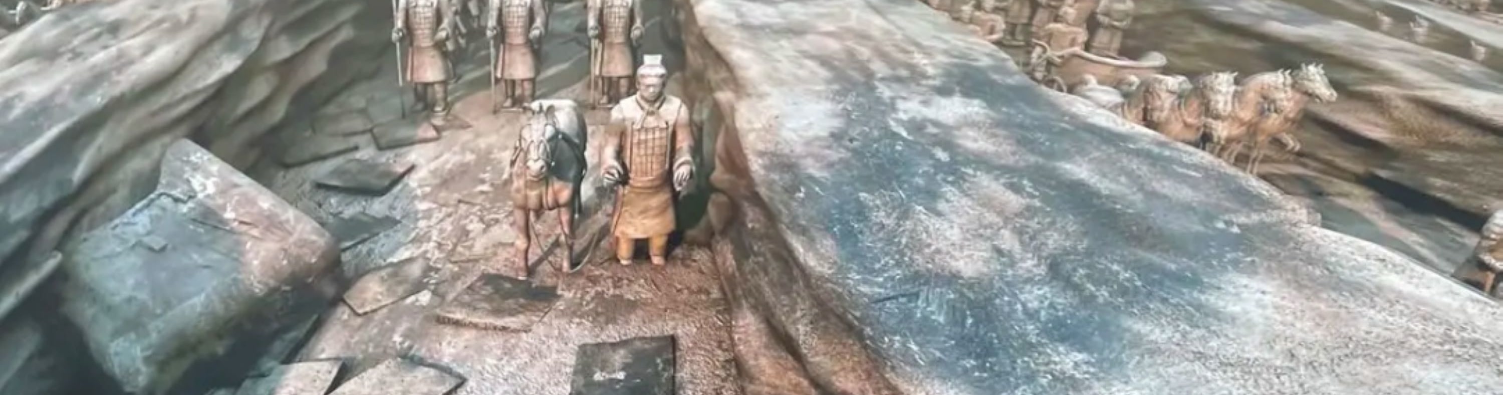 銀幕呈現出秦代軍威的肅穆厚重,帶來穿越式的歷史沉浸感 銀幕呈現出秦代軍威的肅穆厚重,帶來穿越式的歷史沉浸感