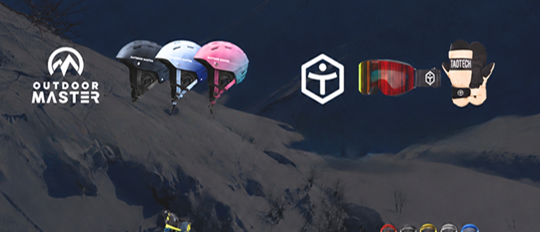 全面採用品牌滑雪裝備配置,包含 Arc'teryx、Fischer、OUTDOORMASTER 與 TAOTECH 等知名品牌,提供更舒適、更專業的滑雪體驗。 全面採用品牌滑雪裝備配置,包含 Arc'teryx、Fischer、OUTDOORMASTER 與 TAOTECH 等知名品牌,提供更舒適、更專業的滑雪體驗。