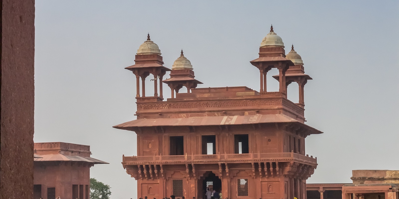 Historic architecture of the Fatehpur Sikri.