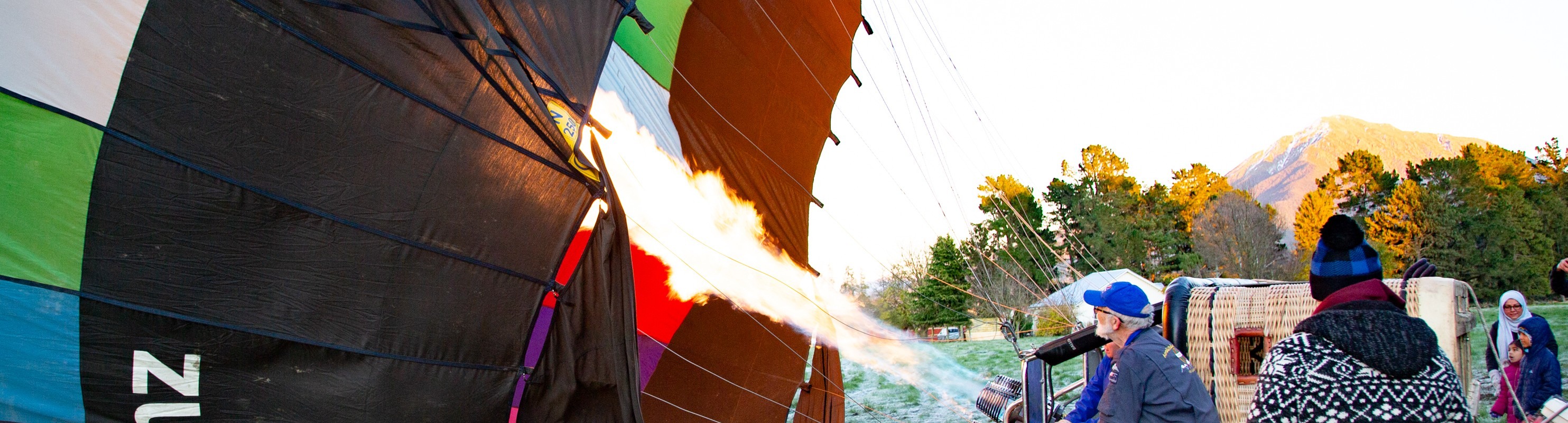 Hot air balloon flights from Methven