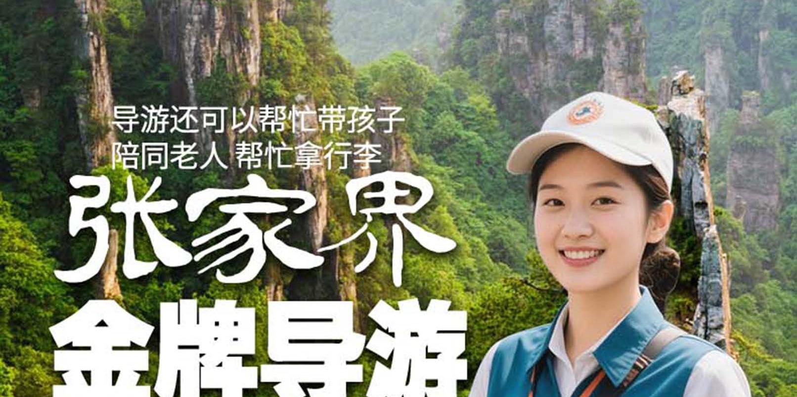 張家界當地金牌導遊全程陪同，瞭解當地的風土人情，生動的講解，讓您的旅途更加有趣難忘。