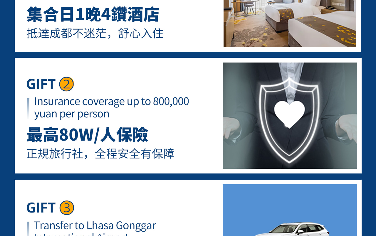 四川西藏拉薩G318外賓團10日遊（理塘+林芝+然烏湖+米堆冰川+巴松措+布達拉宮+大昭寺+10人純玩小團+中文/英文/中+代辦入藏函）