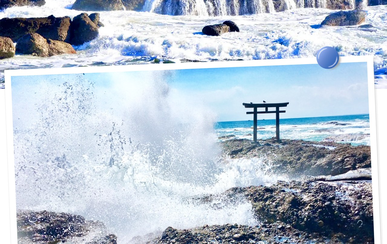 大洗磯前神社——佇立於太平洋岸邊的古老神社,以“神磯鳥居”迎接日出的壯麗景象而聞名,被譽為神明降臨之地。 大洗磯前神社——佇立於太平洋岸邊的古老神社,以“神磯鳥居”迎接日出的壯麗景象而聞名,被譽為神明降臨之地。
