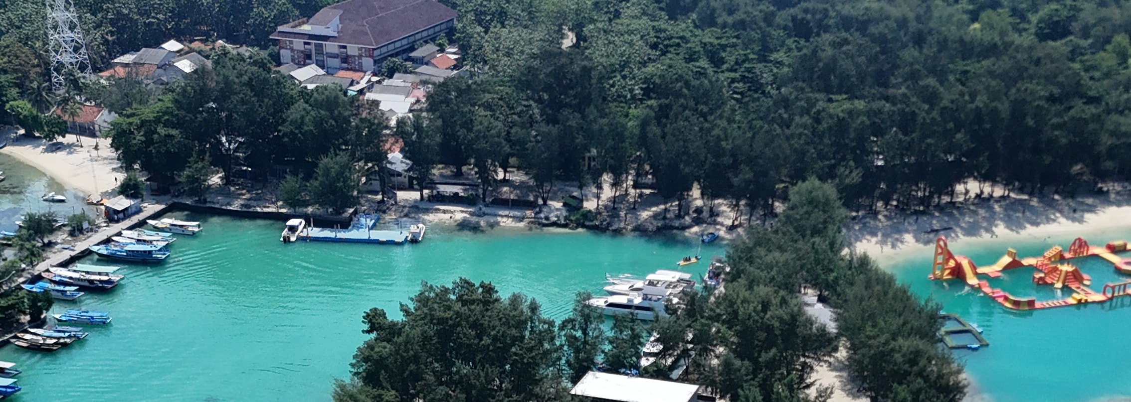 Asha Resort海灘俱樂部的空中鳥瞰美景