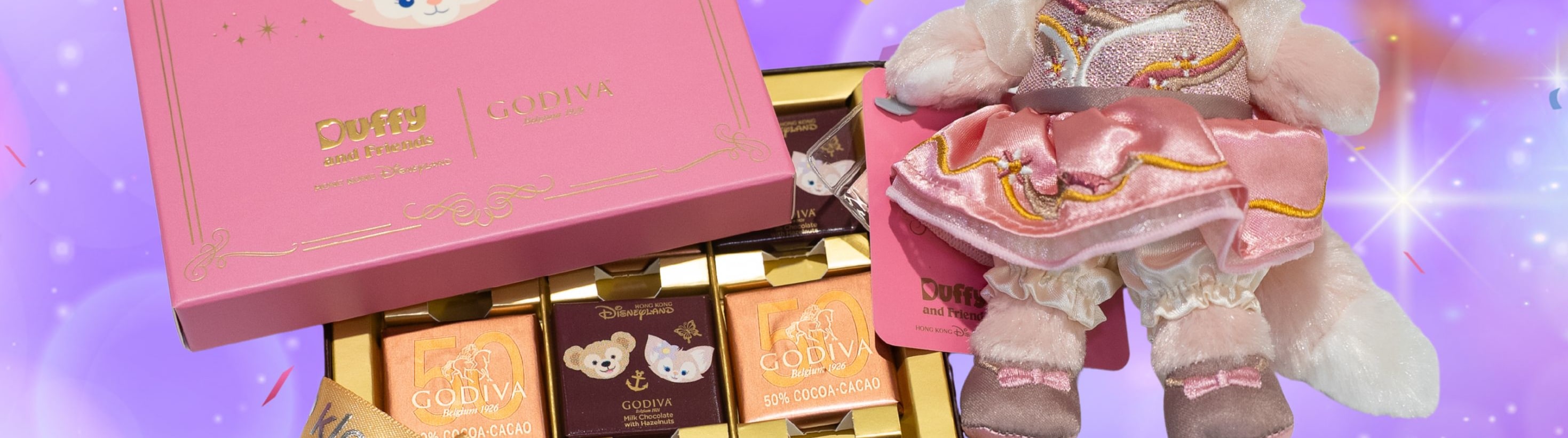 20th Anniversary Special Edition LinaBell Plush Toy with Godiva Chocolate Gift Box