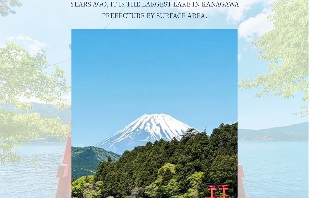 蘆之湖其標誌性的「平和之鳥居」矗立在湖上,紅色鳥居與湛藍湖水、遠處富士山相互輝映,構成令人驚歎的絕美畫面。無論晴空或薄霧,都散發出神秘而莊嚴的氣息,是拍照與祈福的熱門景點 蘆之湖其標誌性的「平和之鳥居」矗立在湖上,紅色鳥居與湛藍湖水、遠處富士山相互輝映,構成令人驚歎的絕美畫面。無論晴空或薄霧,都散發出神秘而莊嚴的氣息,是拍照與祈福的熱門景點