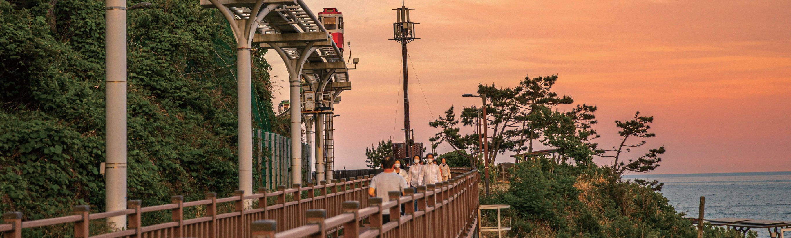 釜山日落和夜景之旅：天空膠囊、The Bay 101、松島