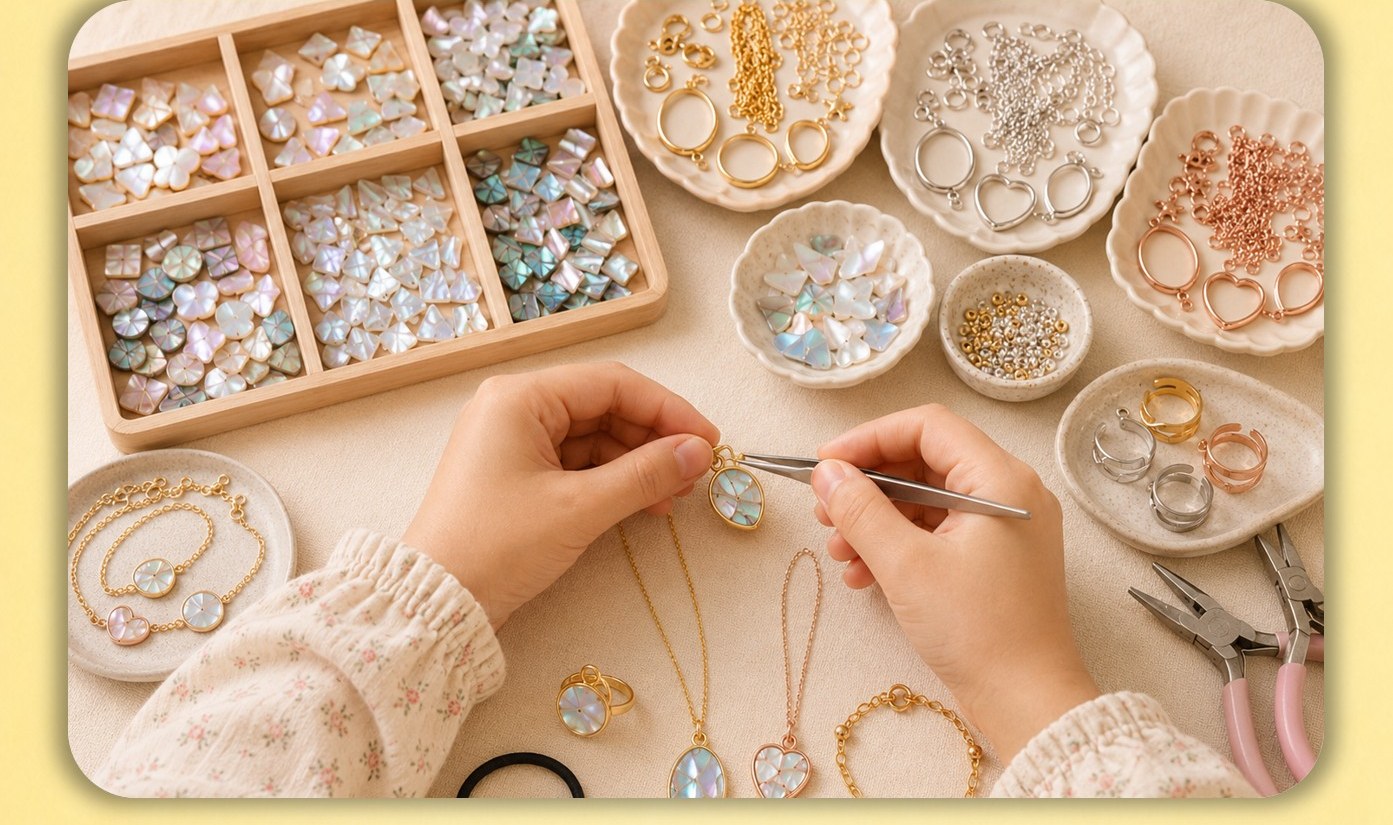 Kids Cultural Craft Workshop in Seoul: Mother-of-Pearl & Stamps - Thumbnail 19