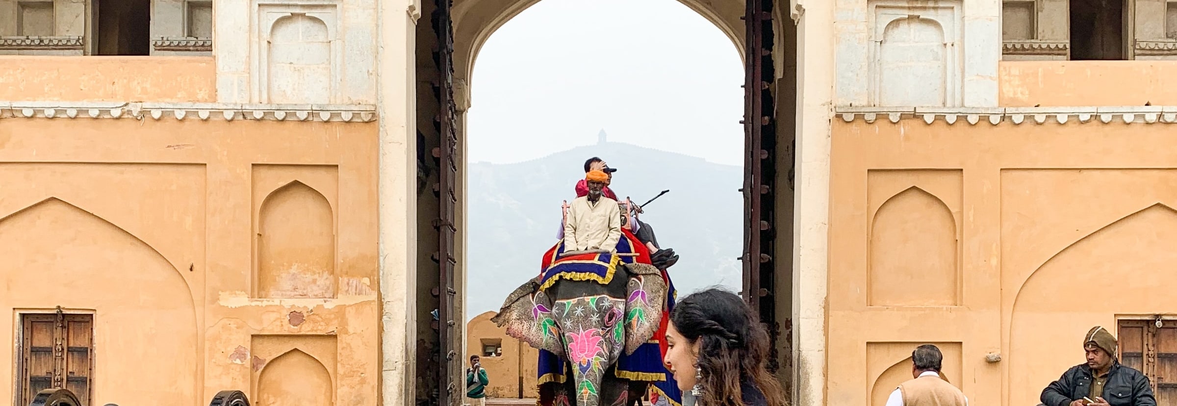 Entrance Part of Amer Fort.