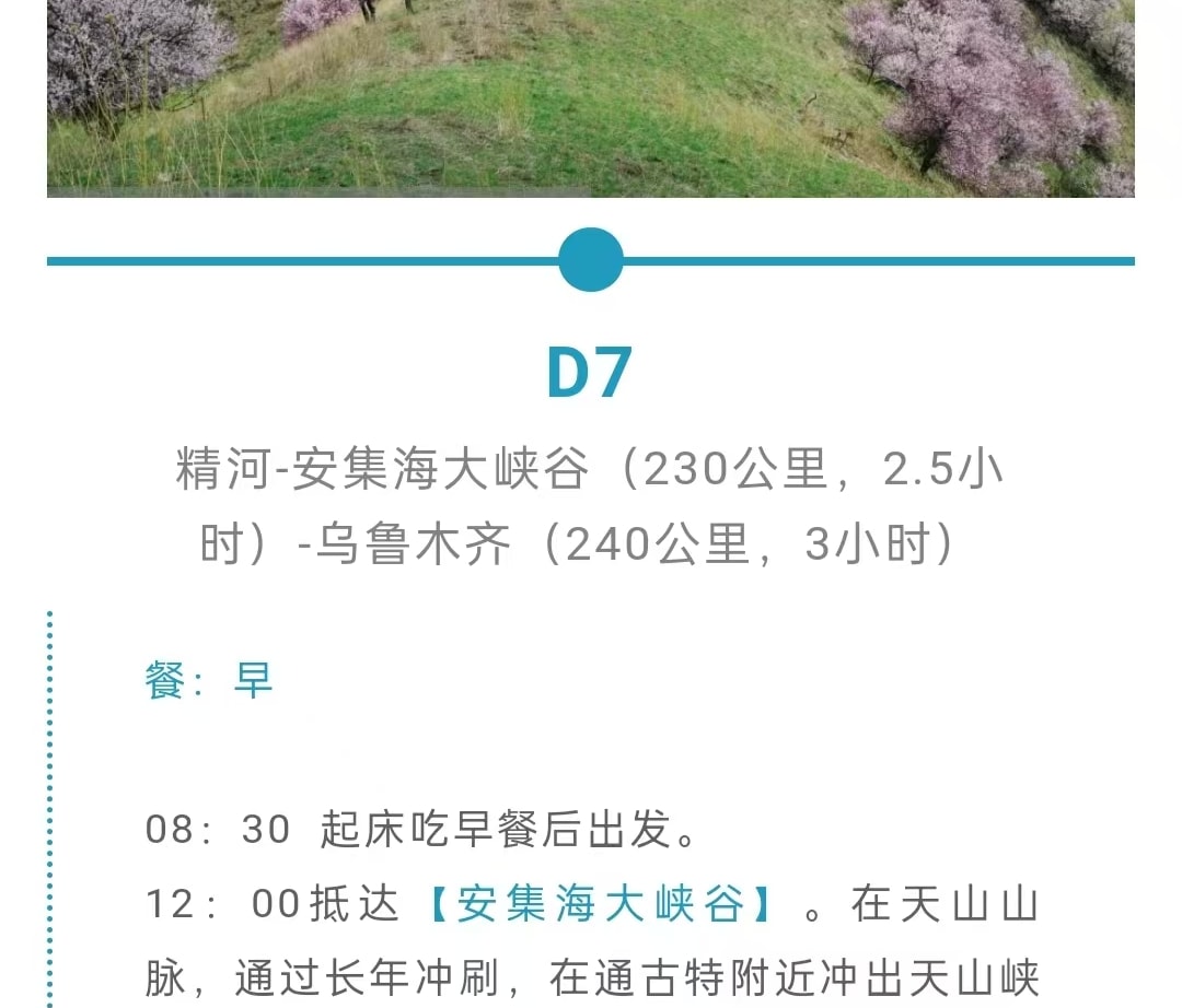 新疆伊犁春色7日（贈賽里木湖輕旅拍+無人機航拍+那拉提杏花谷+大西溝杏花+草原下午茶+民俗體驗+天山天池+安集海大峽谷）
