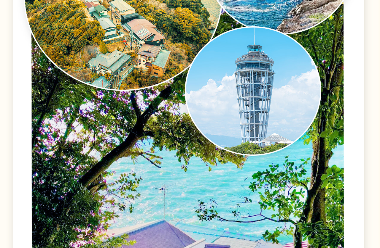 江之島在江戶時代,這裡就成為了江戶(現東京)人的觀光地之一。並由於弁才天的音樂才華,這裡還一直是歌舞伎演員的勝地。 江之島在江戶時代,這裡就成為了江戶(現東京)人的觀光地之一。並由於弁才天的音樂才華,這裡還一直是歌舞伎演員的勝地。