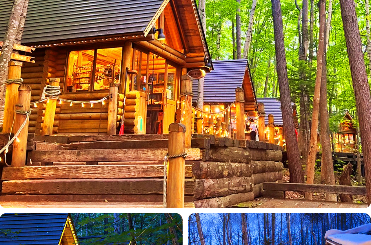 森林精靈露臺是北海道的夢幻觀景點，遊客可在此欣賞寧靜森林景觀和童話般的自然氛圍。