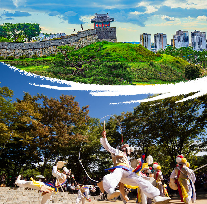 踏上首爾以外的文化之旅，從韓國民俗村到水原華城，專業導覽將朝鮮時代的傳統和聯合國教科文組織歷史生動呈現，最後在水原南門市場品嚐充滿活力的當地風味。
