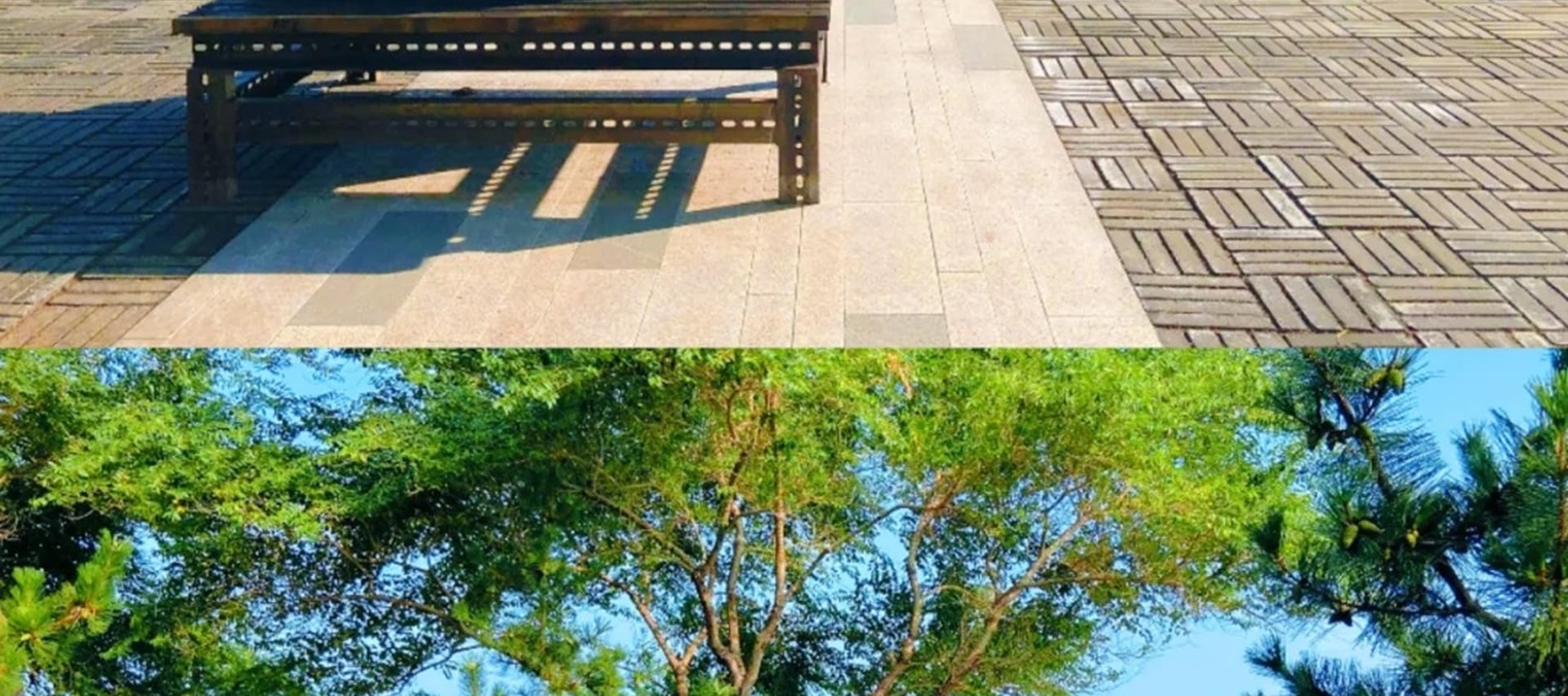 深棕長椅靜臥於拼花磚臺,背倚草甸花帶與波光粼粼的港灣——鏽色塔吊遙望白帆,斑駁碼頭對話新枝翠葉;沿海步道蜿蜒,鑄鐵雕欄勾勒浪的曲線,一側綠蔭如蓋,一側碧海接天,工業遺存與自然海韻在此共舞 深棕長椅靜臥於拼花磚臺,背倚草甸花帶與波光粼粼的港灣——鏽色塔吊遙望白帆,斑駁碼頭對話新枝翠葉;沿海步道蜿蜒,鑄鐵雕欄勾勒浪的曲線,一側綠蔭如蓋,一側碧海接天,工業遺存與自然海韻在此共舞