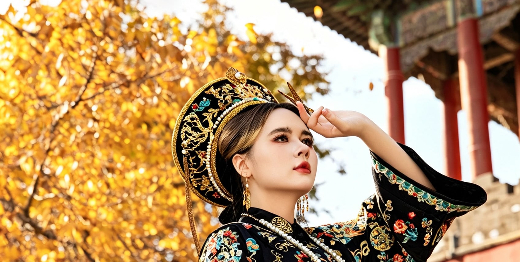 Beijing Qing Dynasty Gege traditional Hanfu costume rental & photography experience - Thumbnail 14