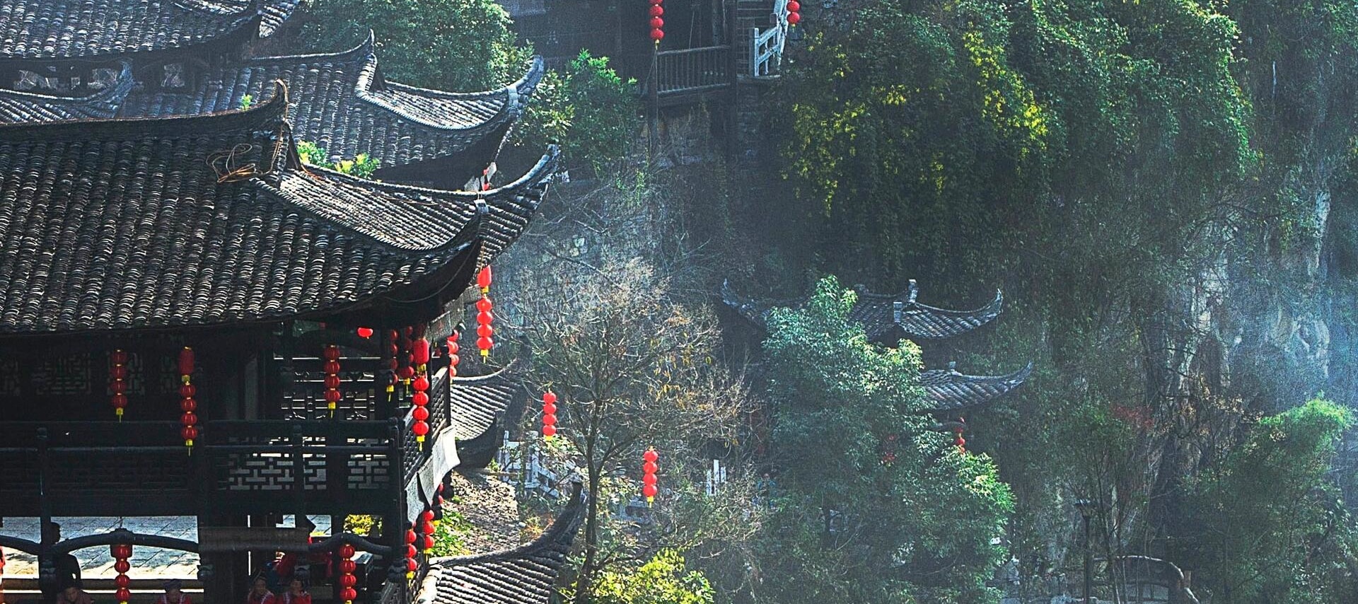 吊腳樓群 吊腳樓群