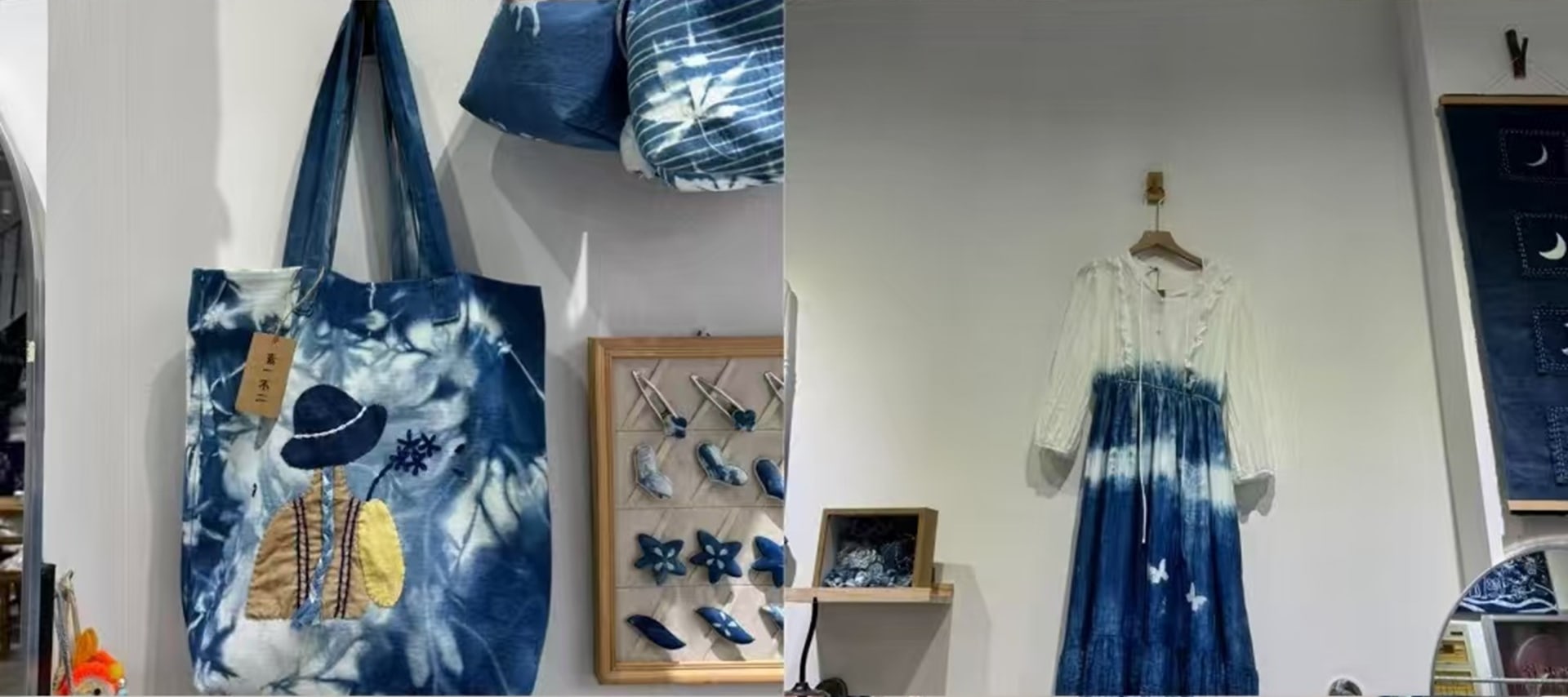 支持多人共同創作大幅作品（如非遺主題裝飾畫），每人負責不同區域的扎染與釉彩環節，最終拼接成完整畫作，適合企業團建、研學團隊，在協作中傳遞 “匠人精神”