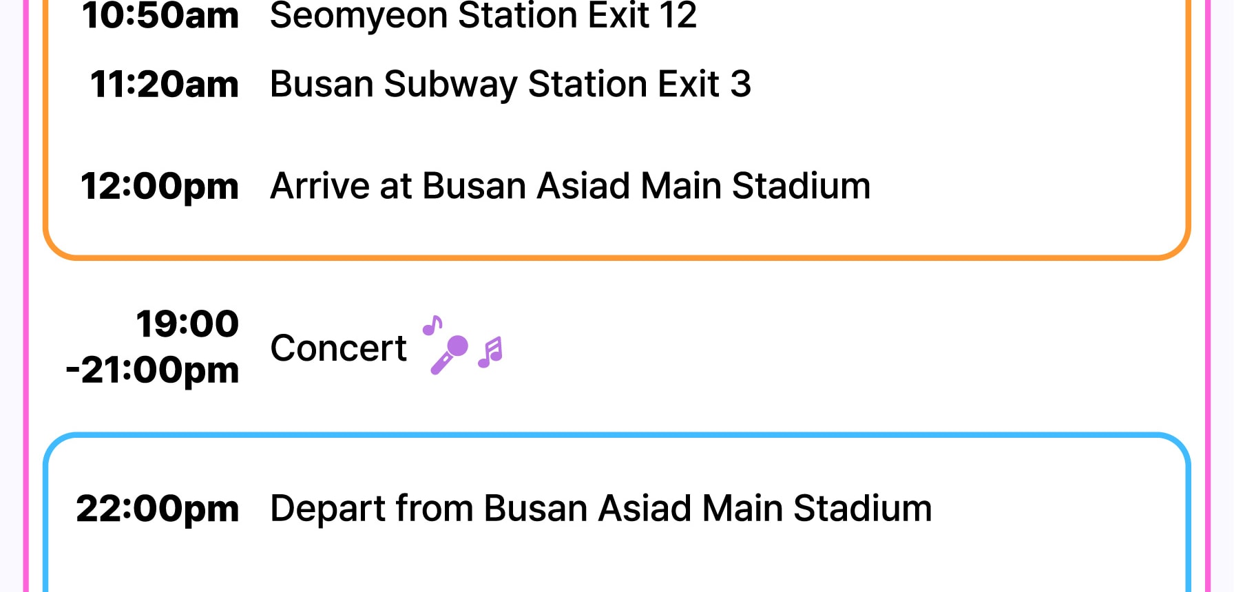 [Busan - Asiad Main Stadium] Concert Shuttle with Luggage Care (One-Way/Round-Trip)