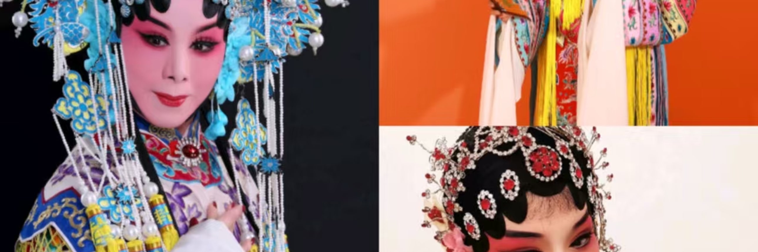 穿上精美的戲曲服裝，如同回到了千年古韻的世界