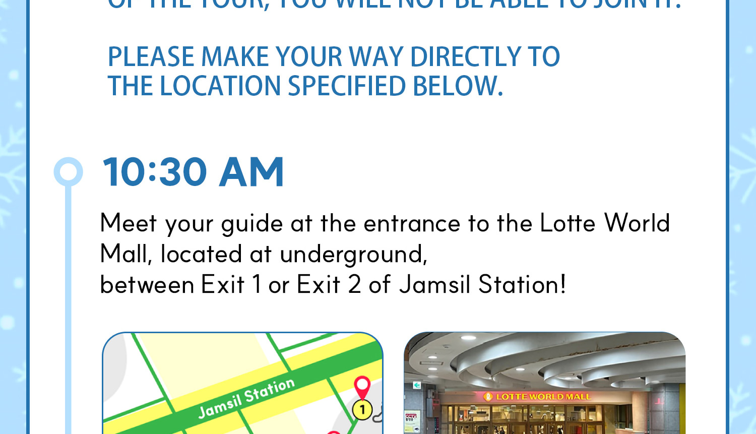 第2天:樂天世界一日行程
(1) 子選項:樂天世界水族館(需選擇並支付)
(2) 子選項:首爾樂天世界塔(需選擇並支付) 第2天:樂天世界一日行程
(1) 子選項:樂天世界水族館(需選擇並支付)
(2) 子選項:首爾樂天世界塔(需選擇並支付)