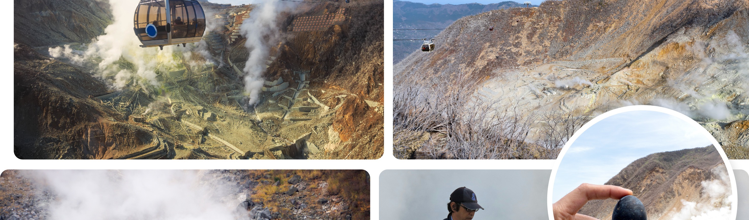 富士山 & 箱根: 大淵笹場/ 忍野八海/ 雕刻之森美術館/ 大石公園/ 大涌谷/ 箱根纜車/ 海賊船 （中/英/韓語導遊）