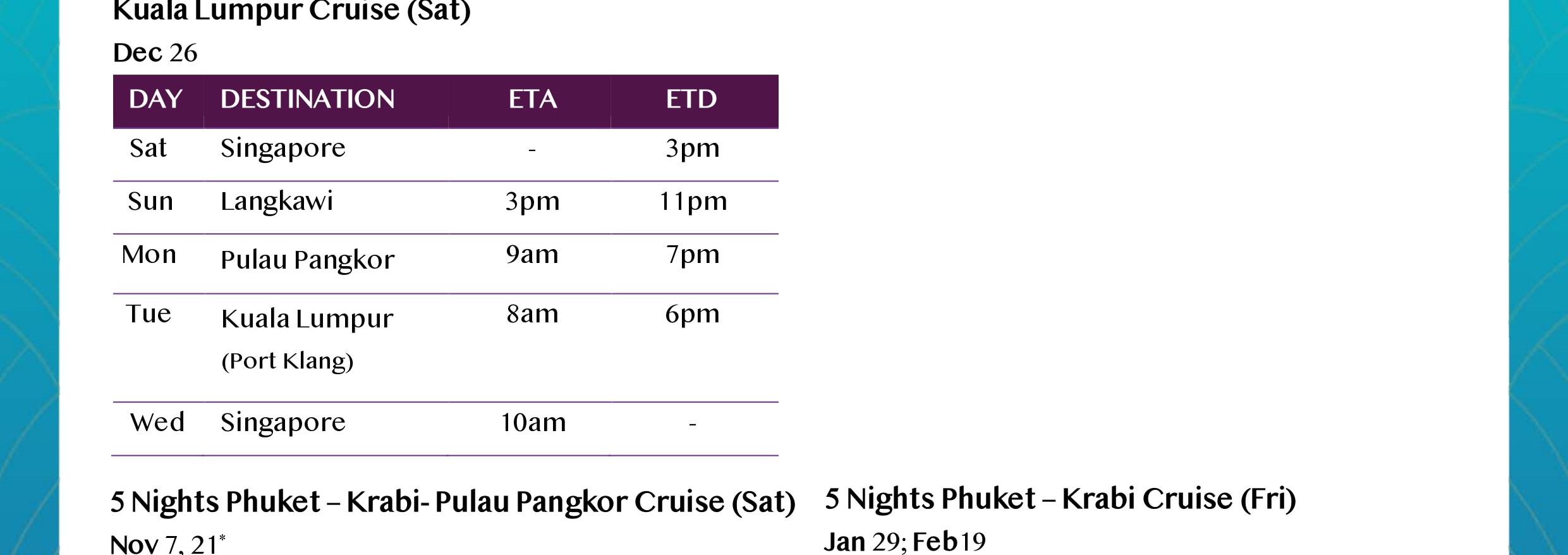 Star Voyager StarCruises from Singapore - Thumbnail 22