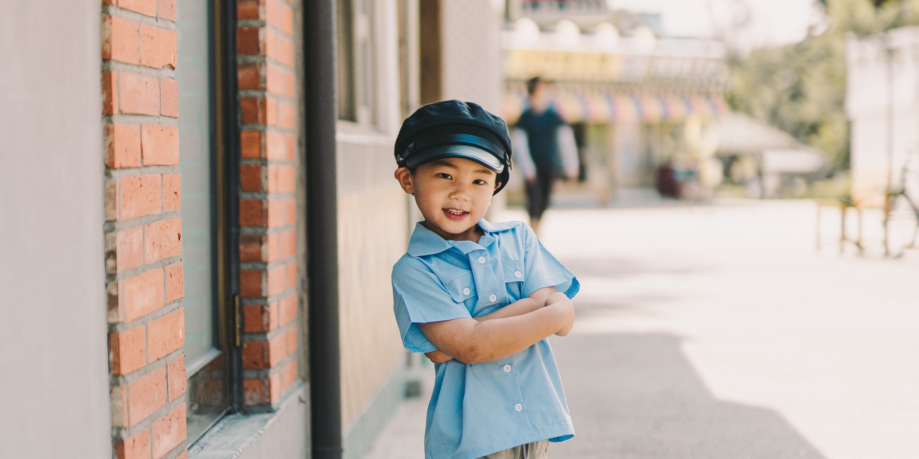Korea Old School Uniform photoshoot