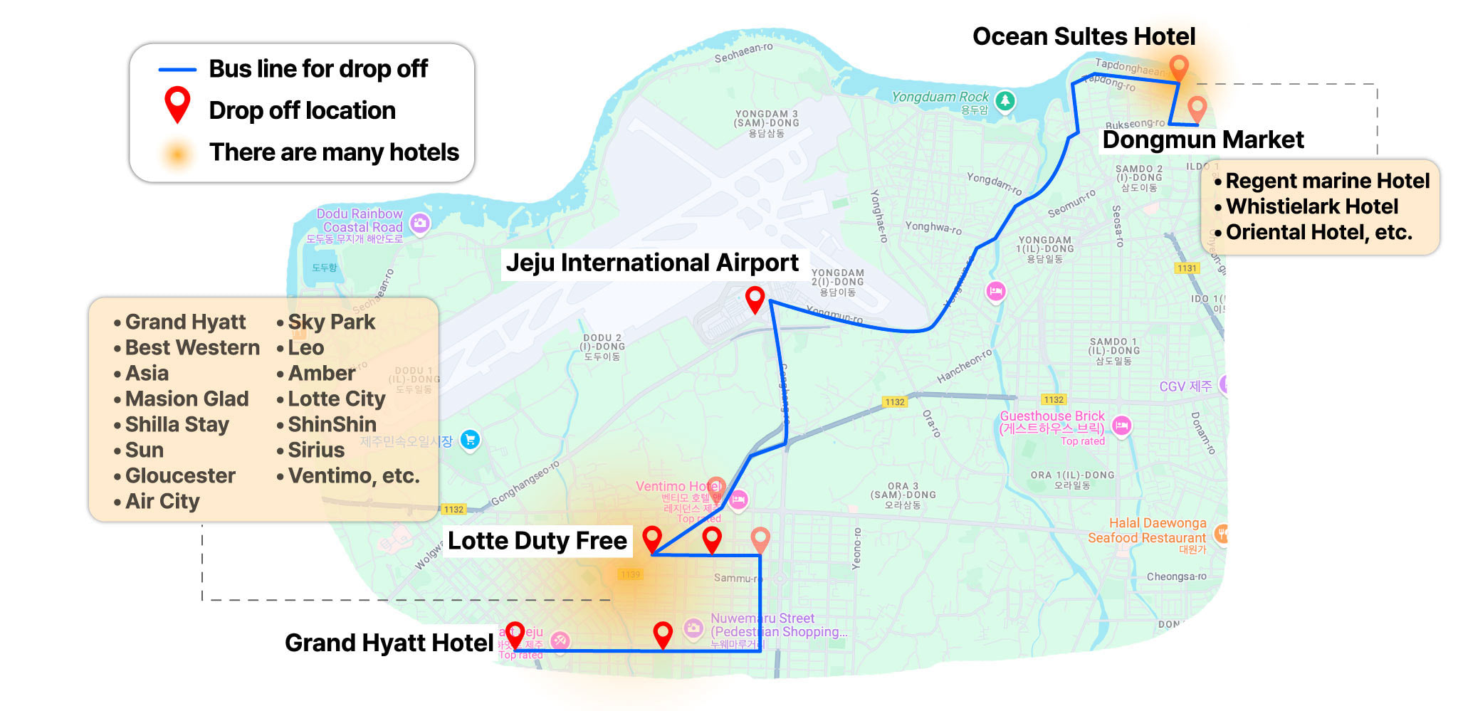 jeju tour itinerary
