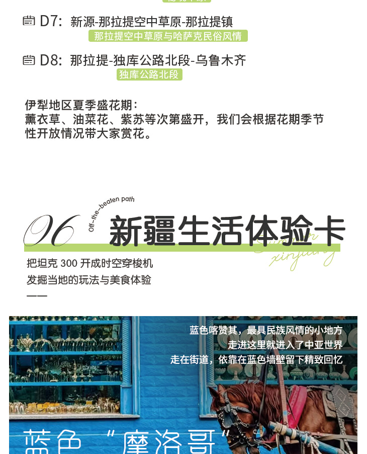新疆伊犁縱貫天山獨庫版8日(高配置坦克300+旅拍攝影+賽里木湖+夏塔冰川+恰西森林+那拉提草原+古牧道秘境)