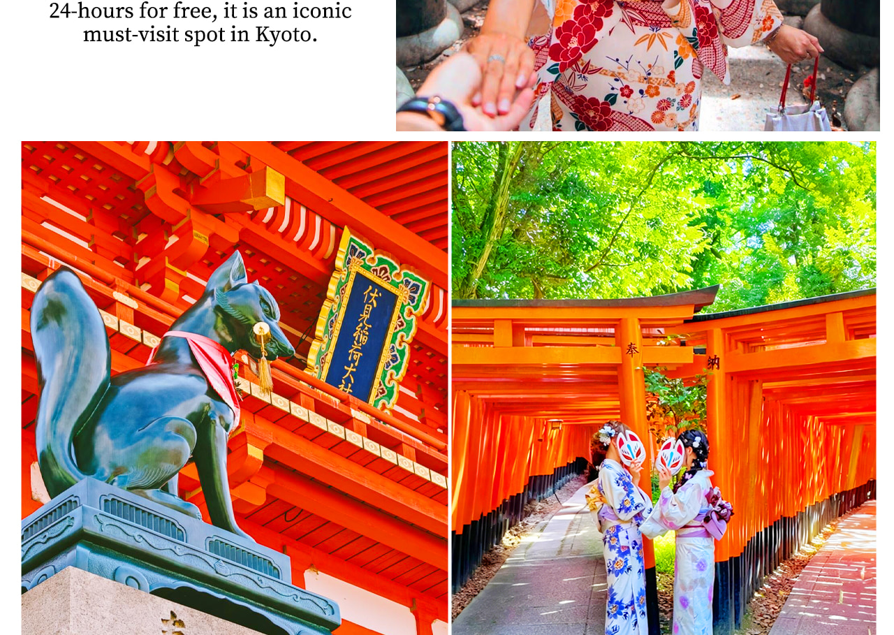 Nara Deer & Fushimi Inari-taisha Shrine & Arashiyama Day Trip (Departing from Osaka) - Thumbnail 7