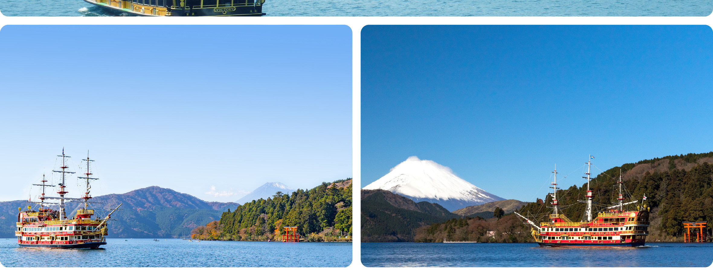 富士山 & 箱根: 大淵笹場/ 忍野八海/ 雕刻之森美術館/ 大石公園/ 大涌谷/ 箱根纜車/ 海賊船 （中/英/韓語導遊）