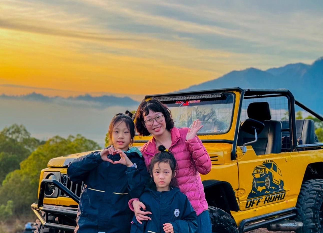 在巴杜爾火山日出點,盡享峇里島咖啡的香醇。 在巴杜爾火山日出點,盡享峇里島咖啡的香醇。