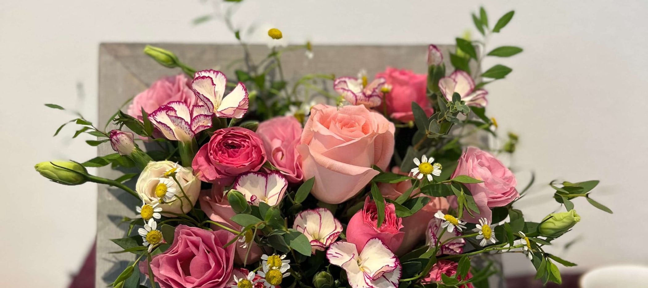 Fresh flower box 25x25cm