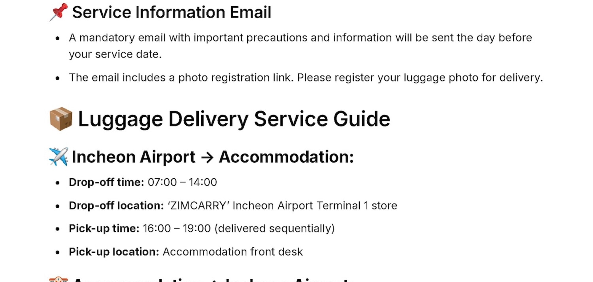 Seoul Luggage Delivery Service: From/To Seoul KTX Station, Seoul Express Bus Terminal, Gimpo Domestic Airport, and Hotels