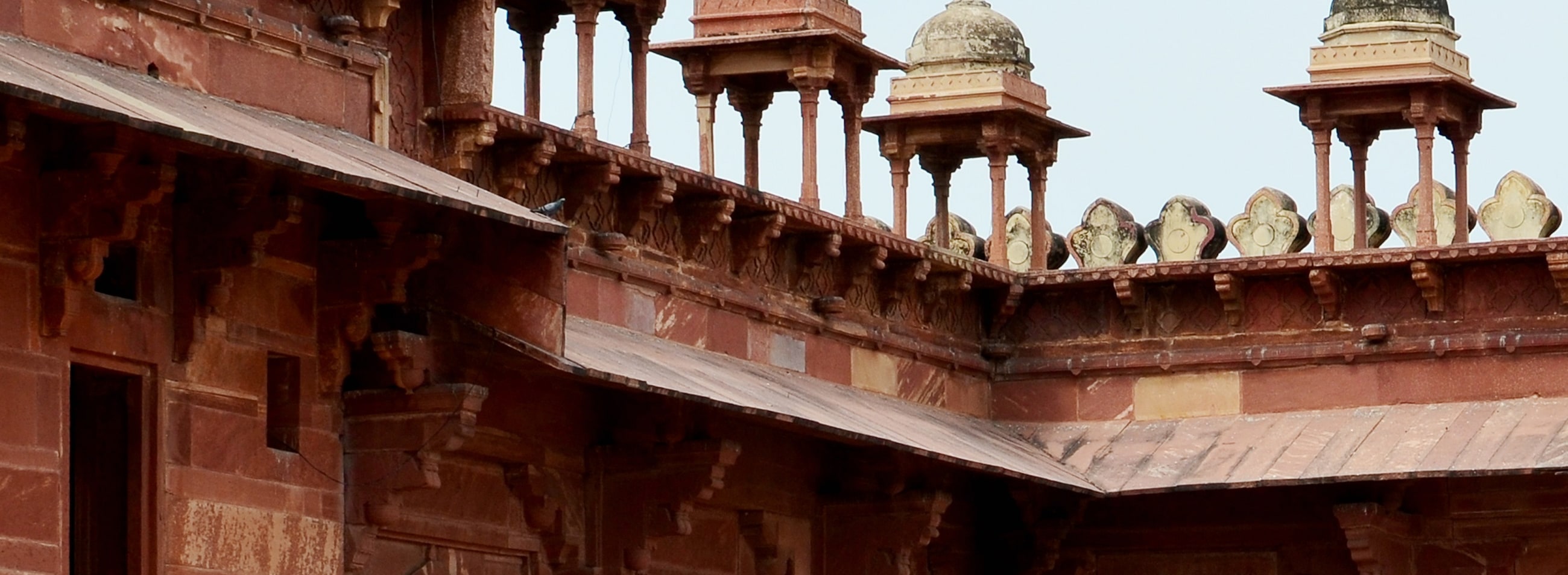 Indian Ladies in Colourful Dress at Fatehpur Sikri.
