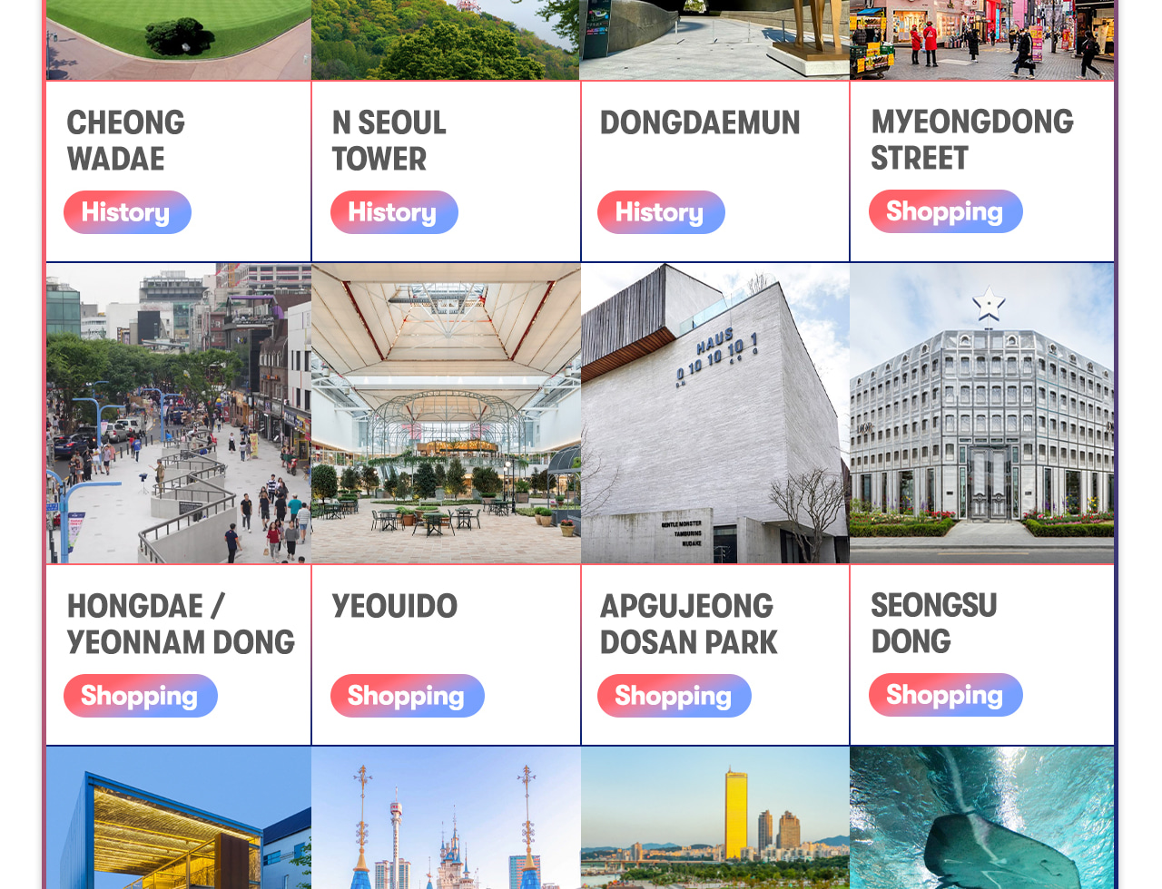 Seoul Car Rental with Driver to Seoul City/Everland/Nami Island/Alpaca World/Gangchon Rail Park