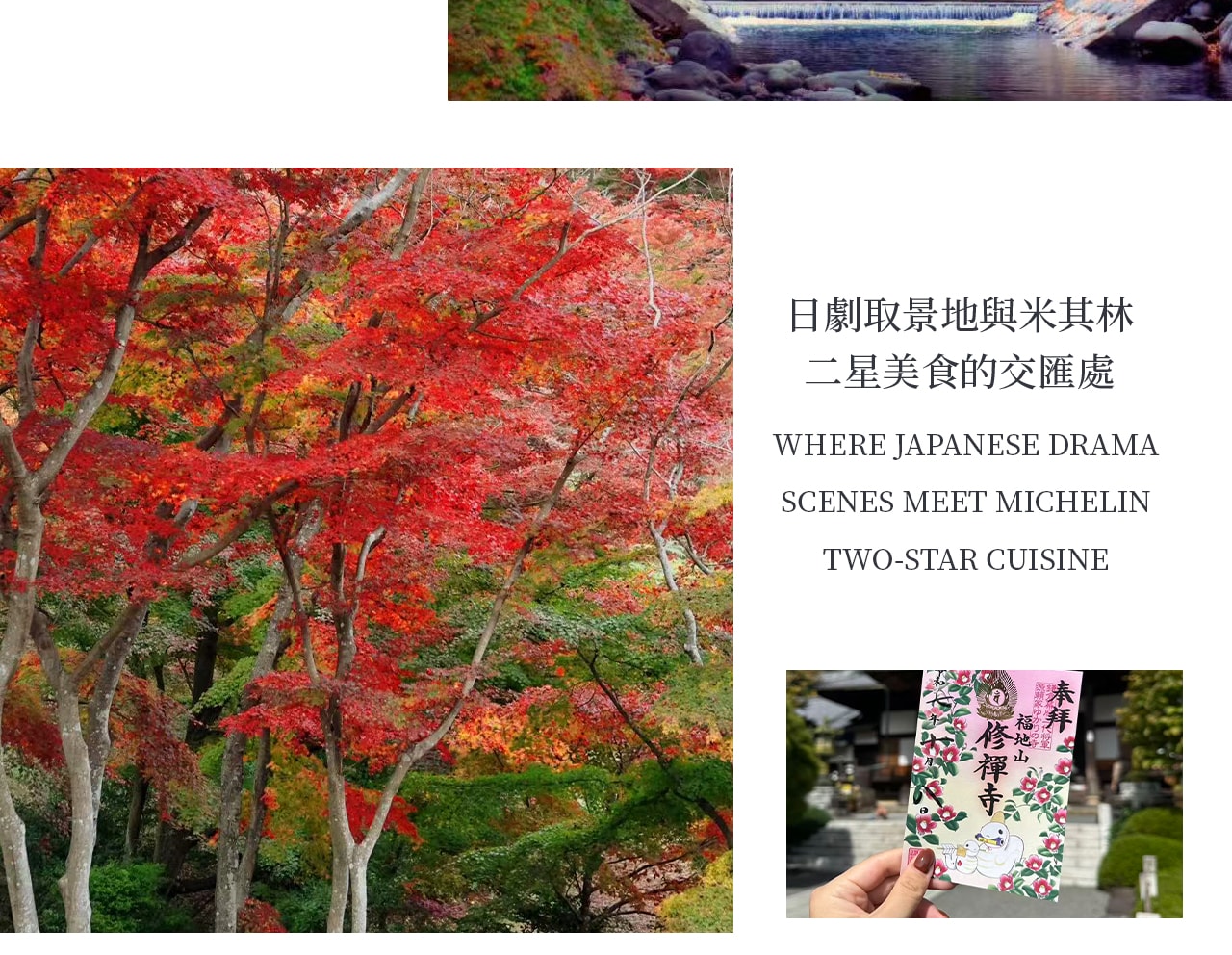 修善寺溫泉位於靜岡伊豆半島腹地,是日本最古老的溫泉鄉之一,被譽為「伊豆的心」。溫泉街沿桂川而建,小橋流水、竹林小徑、古老旅館與足湯點綴其間,散發出濃厚的日式古韻 修善寺溫泉位於靜岡伊豆半島腹地,是日本最古老的溫泉鄉之一,被譽為「伊豆的心」。溫泉街沿桂川而建,小橋流水、竹林小徑、古老旅館與足湯點綴其間,散發出濃厚的日式古韻