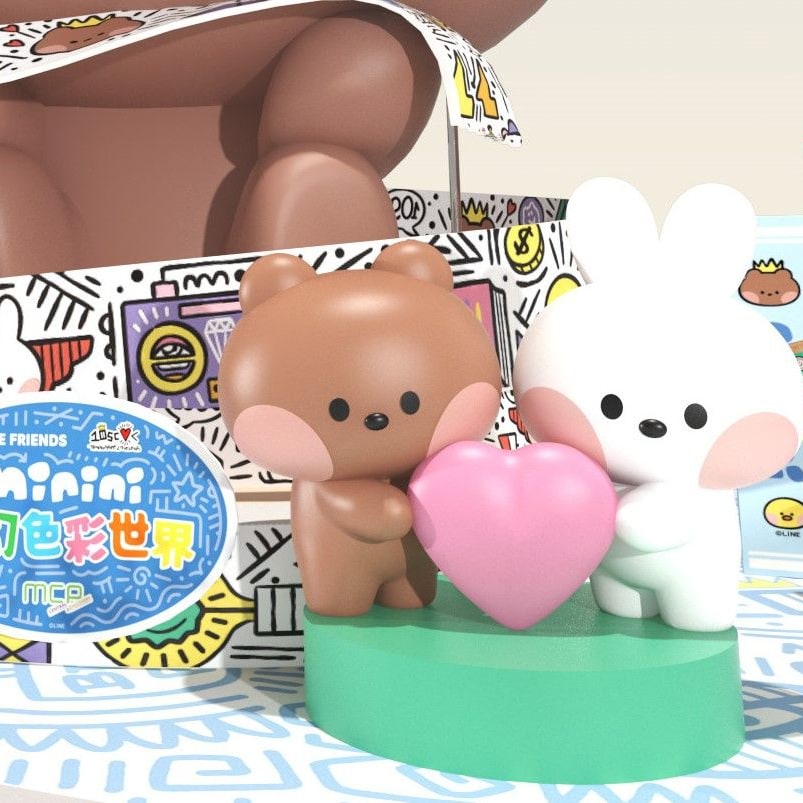 LINE FRIENDS MEETS TENNESSEE LOVELESS:minini夢幻色彩世界