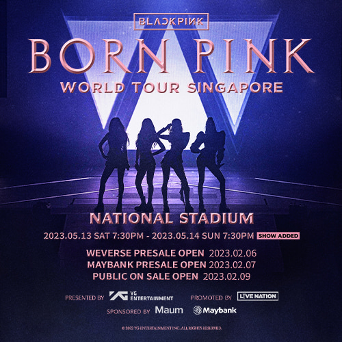 BLACKPINK Concert | BORN PINK WORLD TOUR 2023 | Singapore